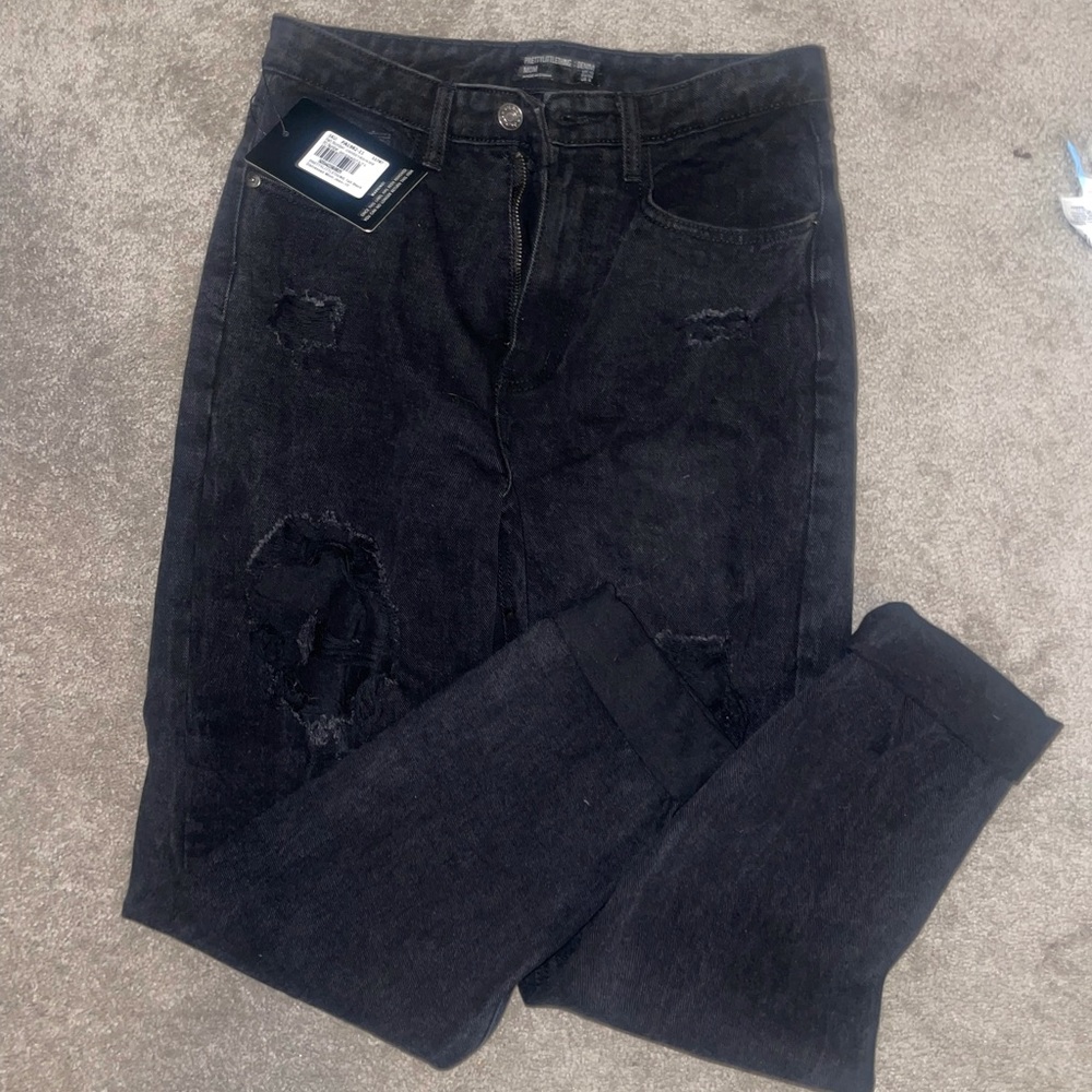Distressed Mom Jeans